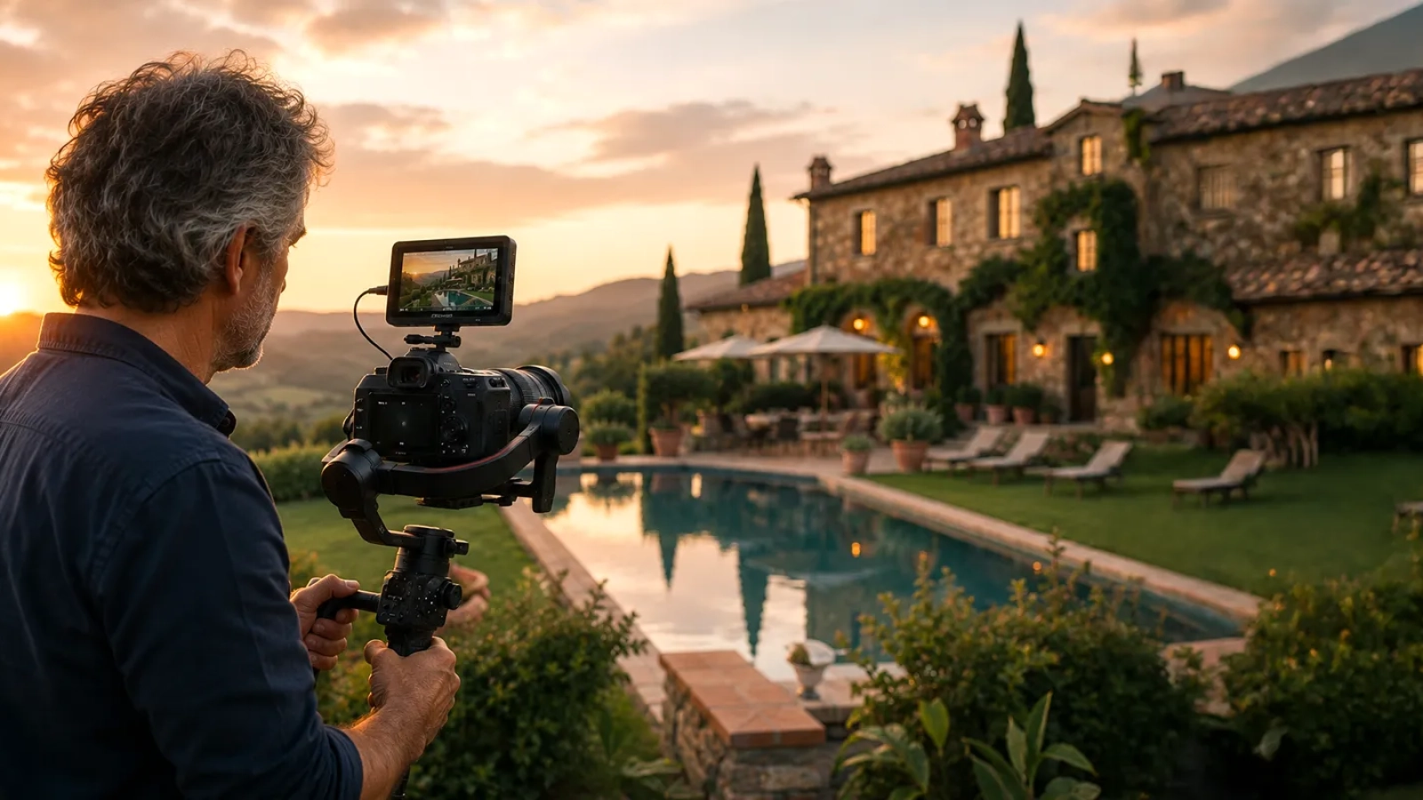 Videomaker immobiliare in Toscana per ville, hotel e agriturismi