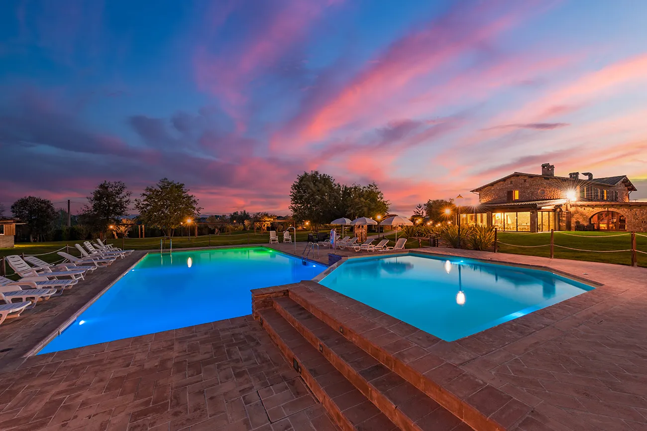 Servizio fotografico immobiliare per villa e agriturismo in Toscana
