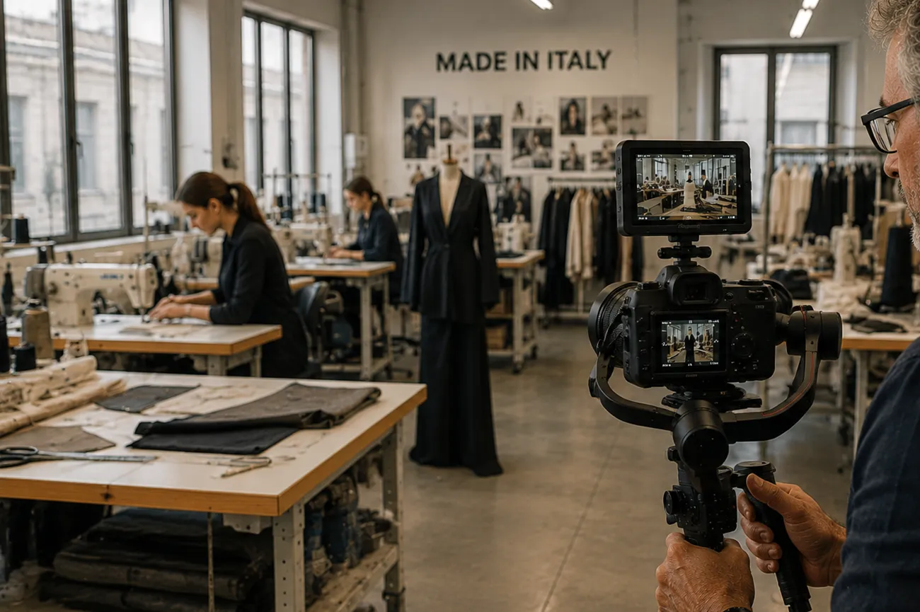 Video aziendale professionale per attività commerciali e moda in Toscana