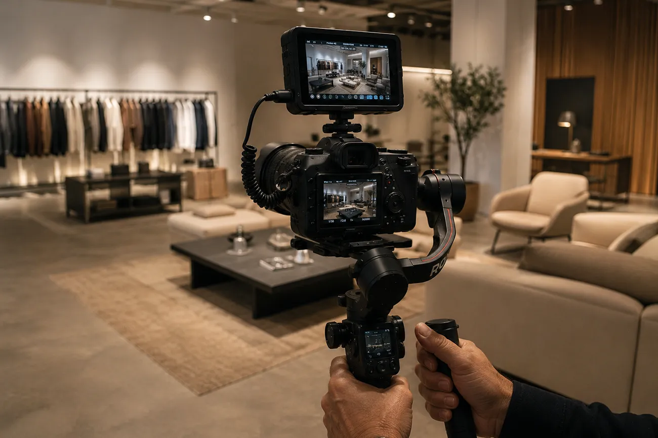 Video promozionale per negozio e showroom in Toscana