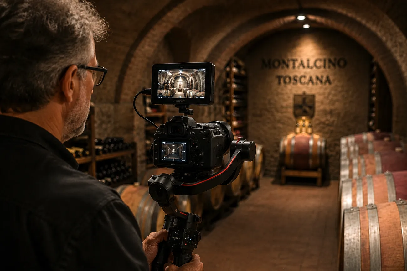 Riprese video aziendali per cantine in Toscana
