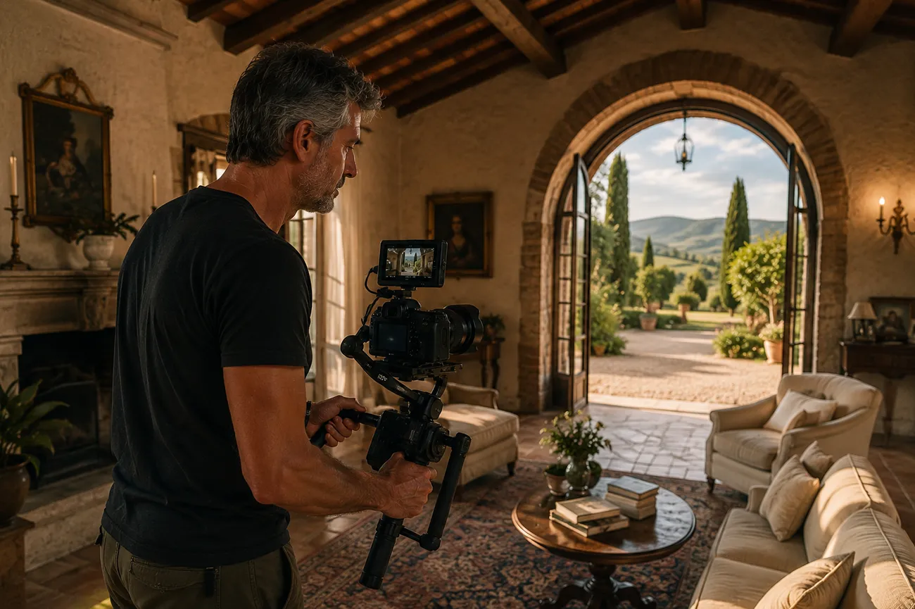 Video immobiliare professionale per hotel e villa in Toscana