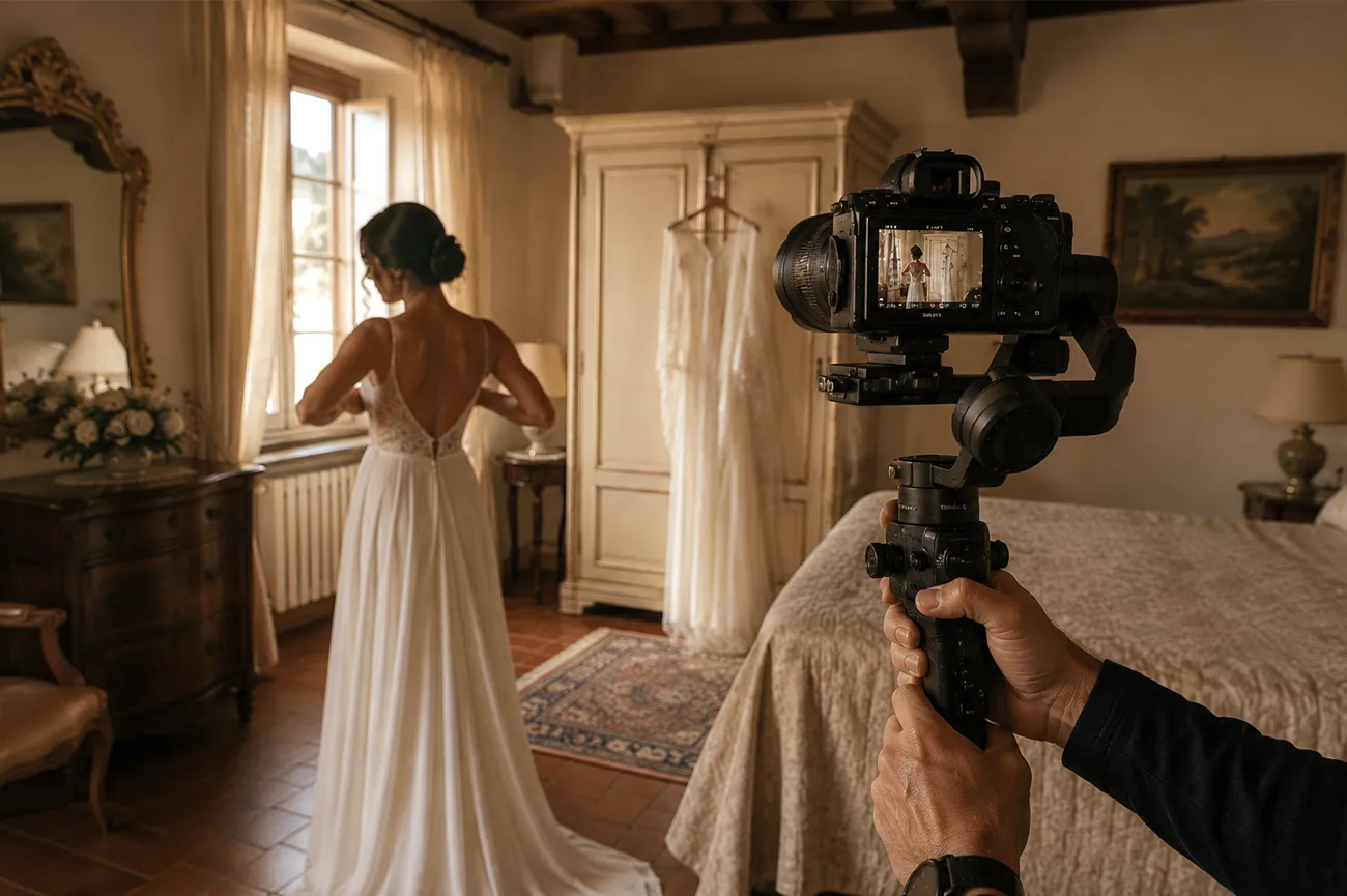 Video matrimonio in villa nelle Crete Senesi in Toscana
