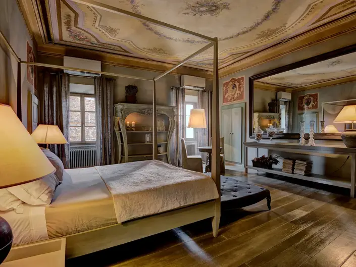 Fotografia professionale di interni per villa in Toscana