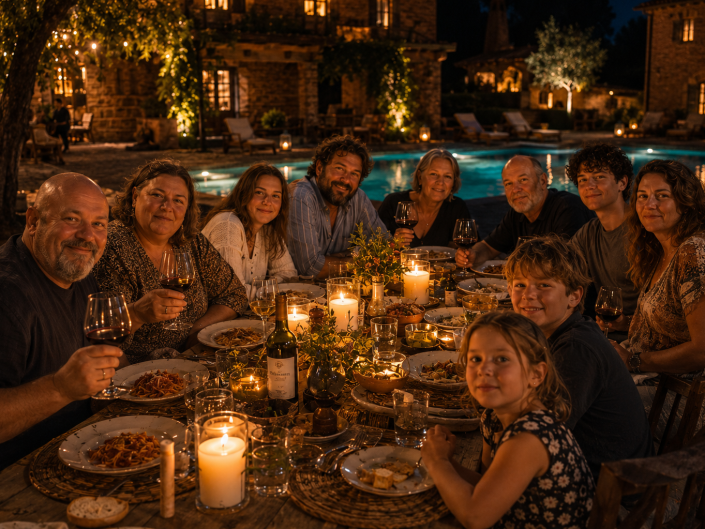 Family photographer on holiday in Tuscany, Val d'Orcia e Montalcino