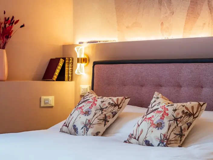 Luxury suite photography for hotels and villas in Montalcino, Tuscany