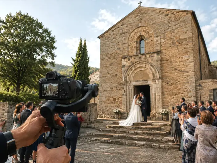 Videomaker matrimonio a Cortona in Toscana per ville e agriturismi